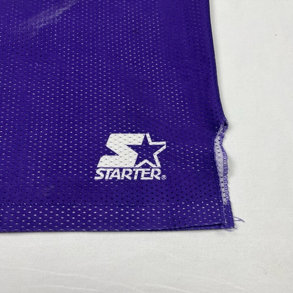 Vtg Starter Los Angeles Lakers Mens Practice Jersey Sz Large 80s 90s Purple B4 - Picture 6 of 9